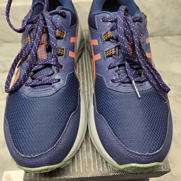 ASICS GEL-Venture 9 Womens Size 9 Trail Running Shoes, Indigo & Papaya, Athletic - Picture 9 of 13